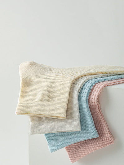 5 Pairs Women Casual Summer Thin Short Socks