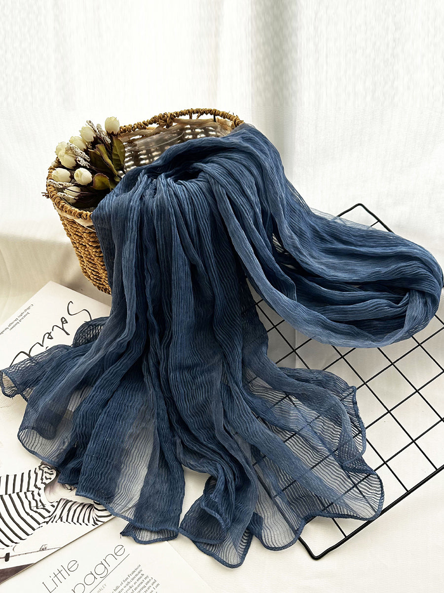 Women Thin Stripe Travel Shawl Scarf