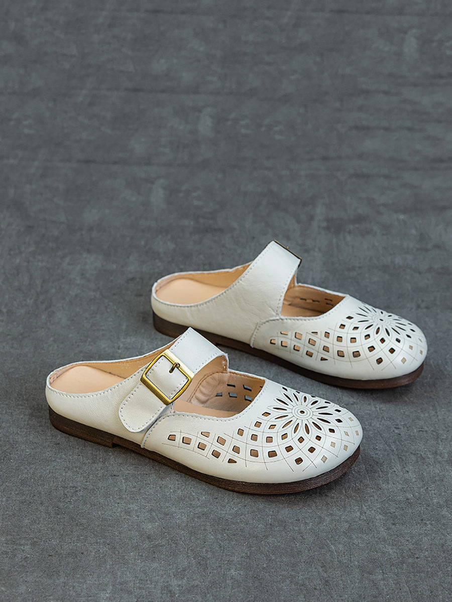 Women Summer Casual Genuine Leather Sandals