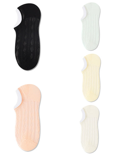 5 Pairs Women Summer Thin Short Socks