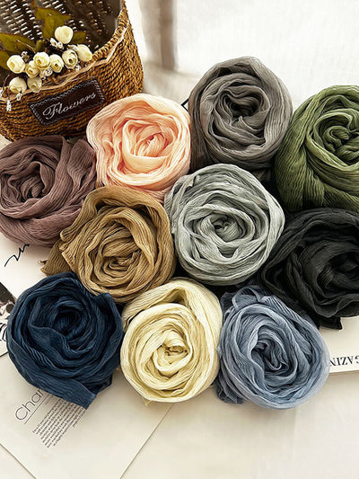 Women Thin Stripe Travel Shawl Scarf