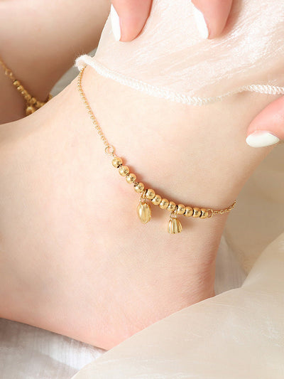 Chains Solid Color Anklet