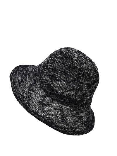 Women Summer Casual Thin Knitted Bucket Hat