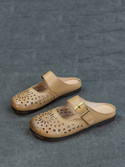 Women Summer Casual Genuine Leather Sandals