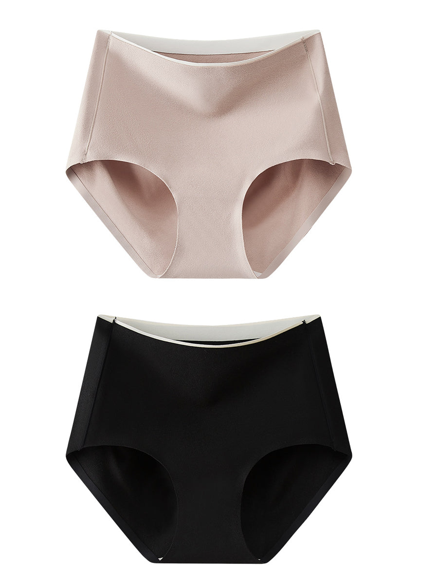 2 Pieces Women Winter High Waist Underwear