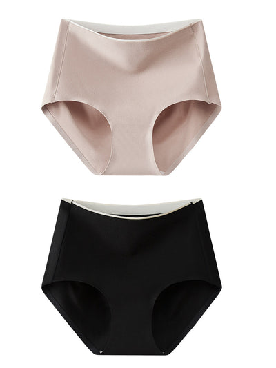 2 Pieces Women Winter High Waist Underwear