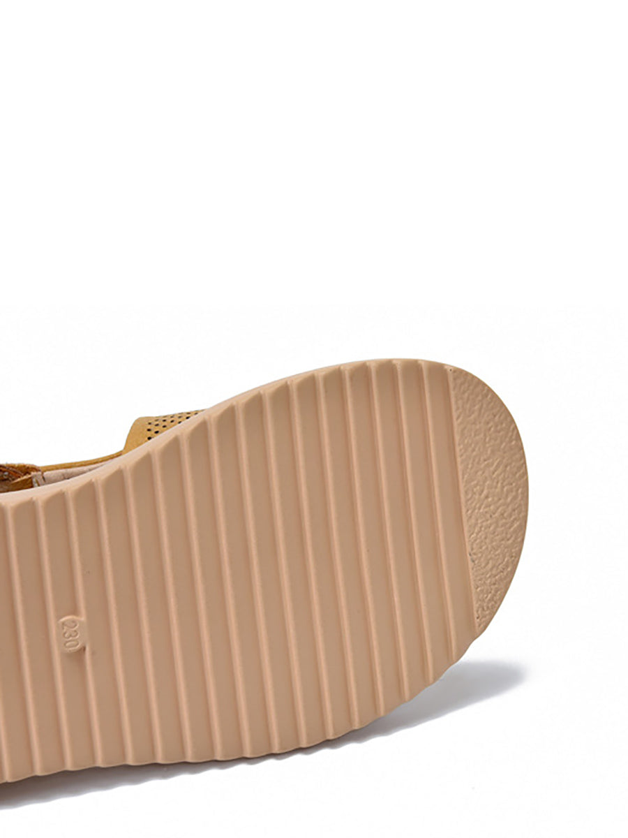 Women Summer Casual Leather Platfrom Sandals