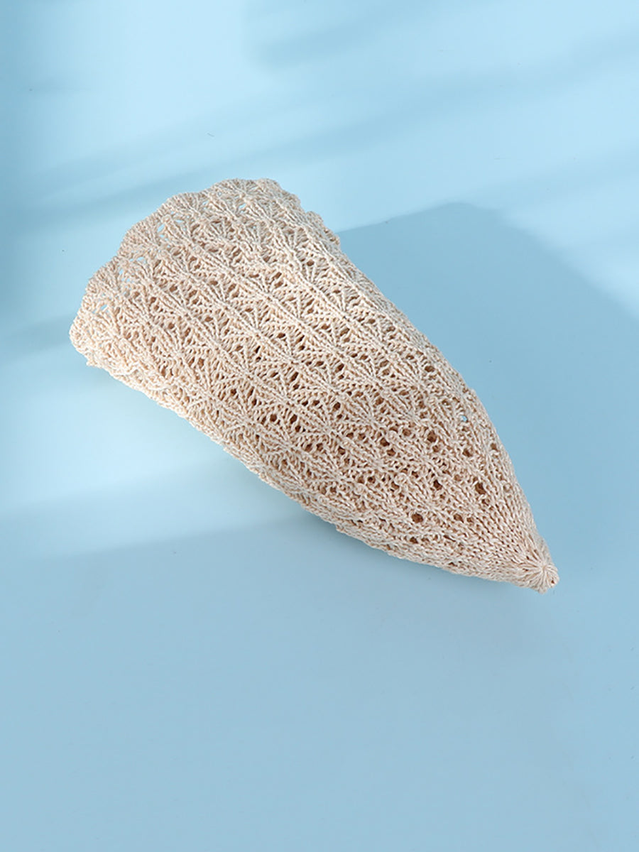 Women Summer Weave Hollow Out Bucket Hat