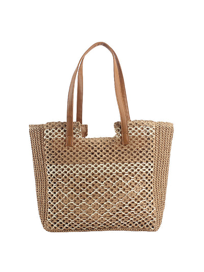 Women Summer Fashion Straw Weave Shoulder Bag