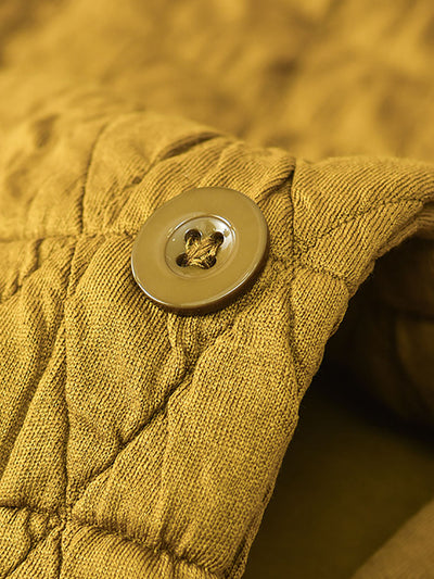 Women Winter Artsy Solid Button Pocket Hooded Vest