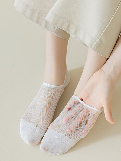 6 Pairs Women Summer Thin Short Socks