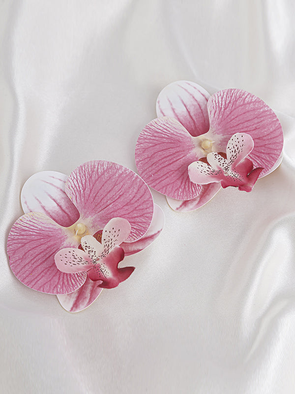 Flower Shape Drop Earrings