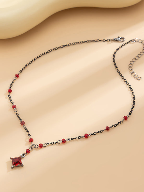 Geometric Tasseled Necklaces Accessories