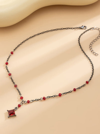 Geometric Tasseled Necklaces Accessories