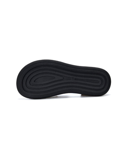 Women Summer Casual Soft Leather Flat Sandals