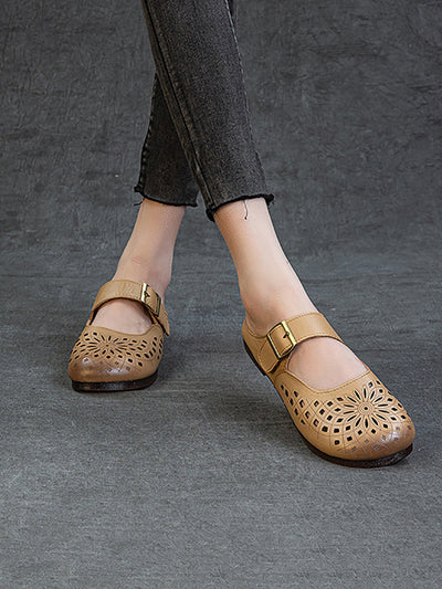 Women Summer Casual Genuine Leather Sandals