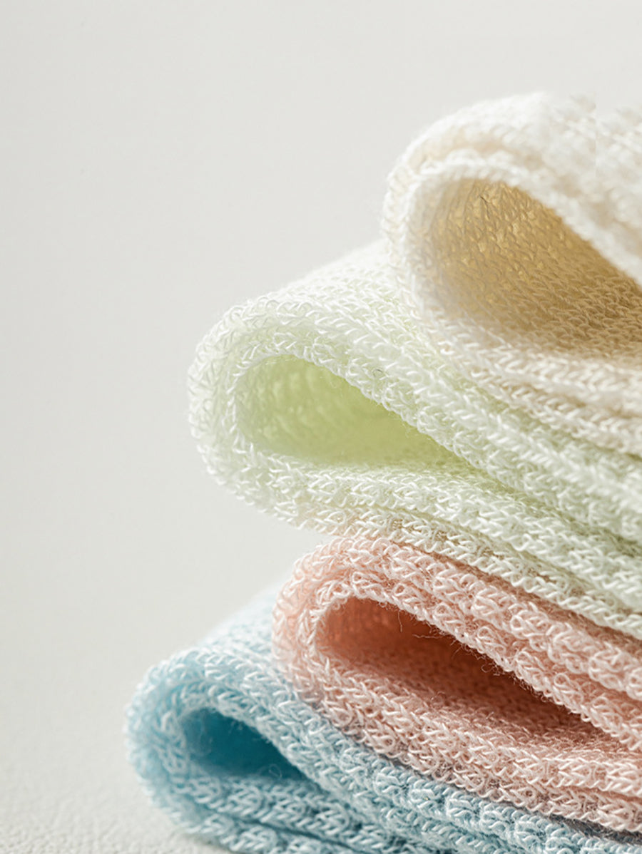 5 Pairs Women Summer Pure Color Short Socks