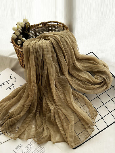 Women Thin Stripe Travel Shawl Scarf