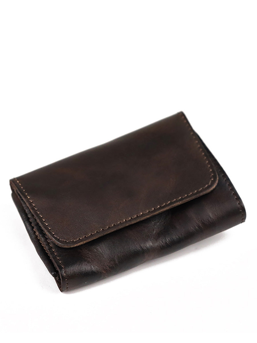 Retro Soft Leather Card Bag Wallet
