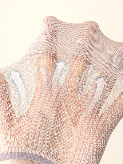 6 Pairs Women Summer Thin Short Socks