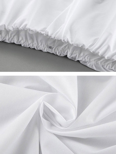 High-Low Sleeveless Elasticity Pleated Solid Color Split-Joint Tube Blouses&Shirts Tops