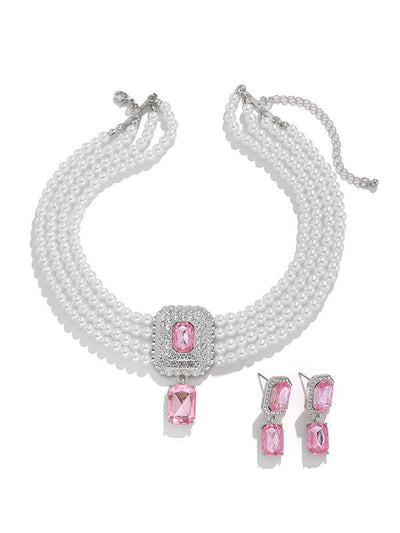 Geometric Drop Earrings Necklaces Accessories