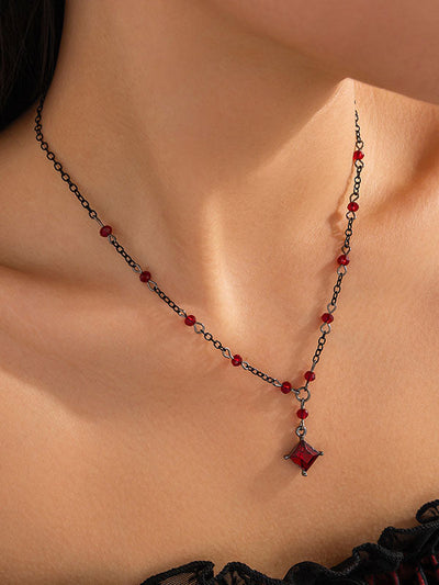 Geometric Tasseled Necklaces Accessories