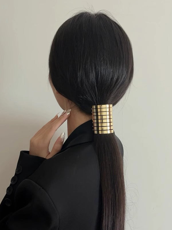 Geometric Shiny Hair Accessories Hairtie