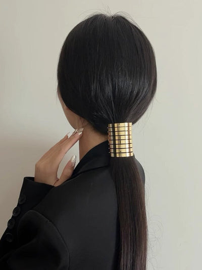 Geometric Shiny Hair Accessories Hairtie