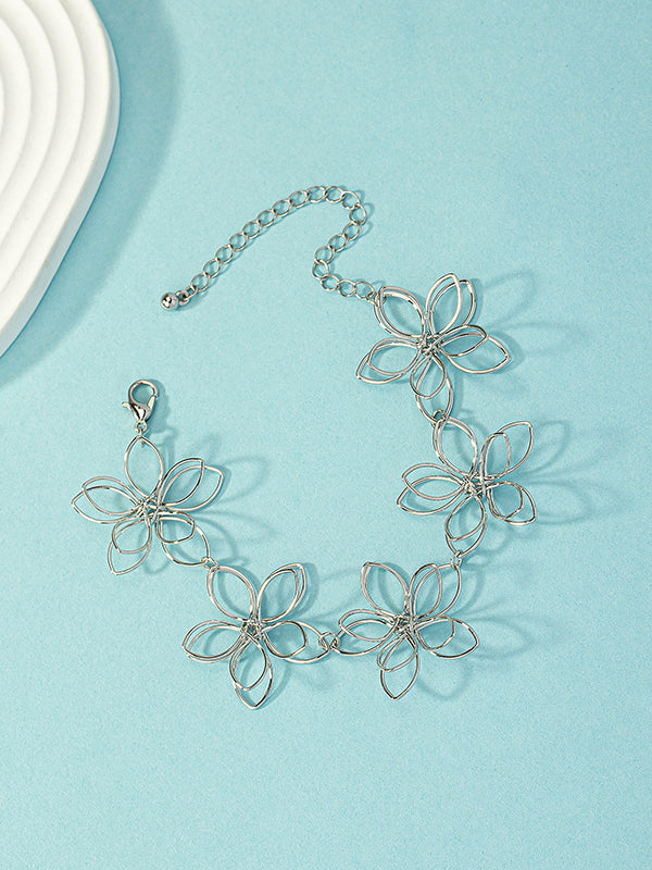 Flower Shape Hollow Bracelet Accessories