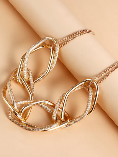 Chains Geometric Solid Color Necklaces Accessories