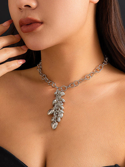 Chains Geometric Heart Shape Necklaces Accessories