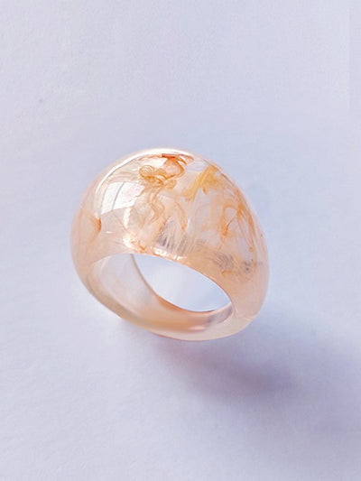 Original 9 Colors Geometric Resin Ring