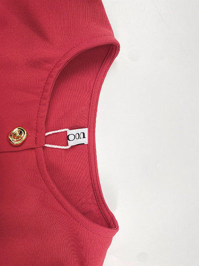 Bodycon Long Sleeves Buttoned Solid Color V-Neck Maxi Dresses Shirt Dress