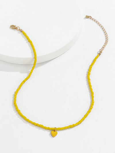 Original Solid Color Beads Necklace