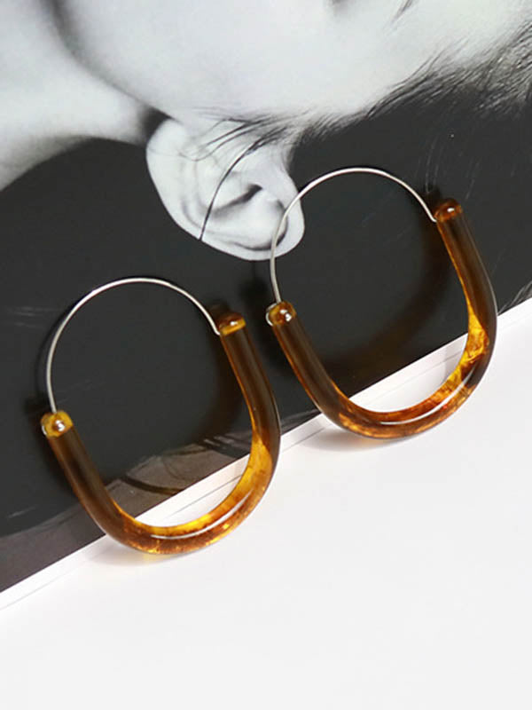 Geometric Drop Earrings