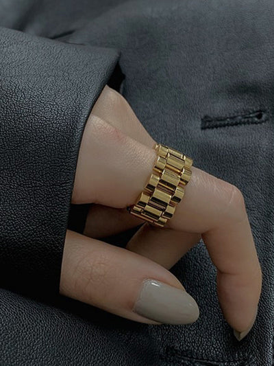 Original Simple Cool Solid Color Ring