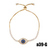 Copper Geometric Artificial Gemstones Copper Bracelets
