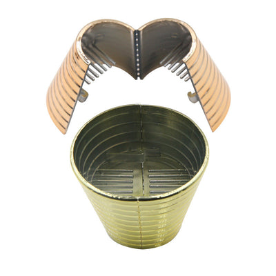 women's streetwear trumpet plastic plating hair buckle