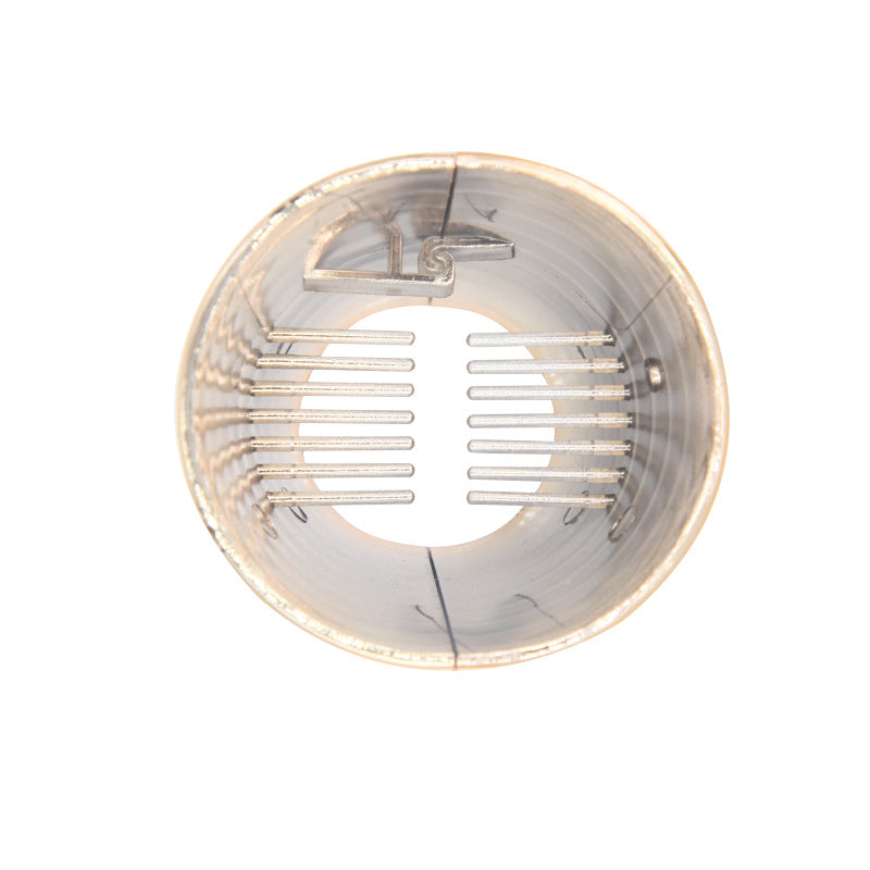 women's streetwear trumpet plastic plating hair buckle