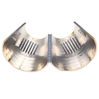 women's streetwear trumpet plastic plating hair buckle