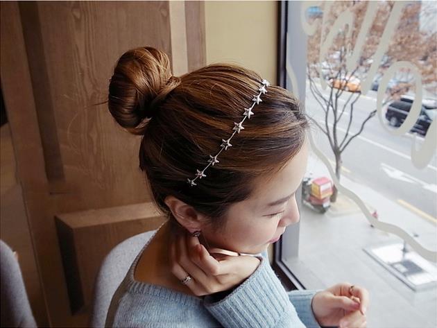 simple five-pointed star hair band