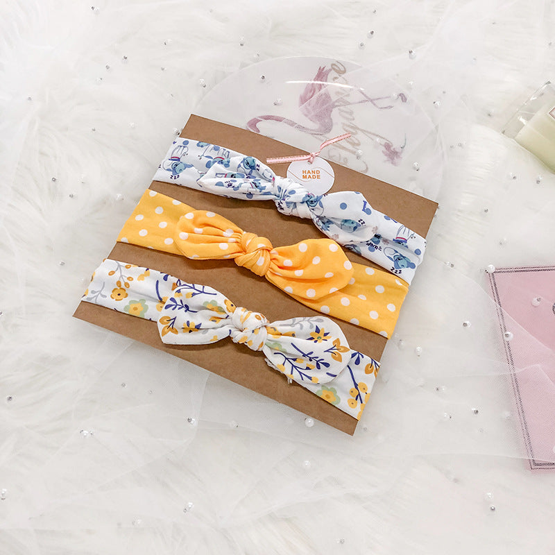 Kid'S Cartoon Style Bow Knot Hair Band