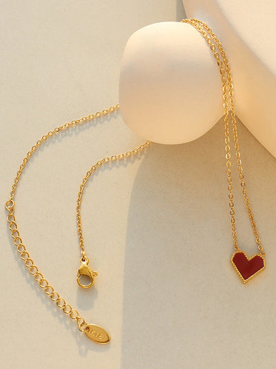 Simple  Geometric Heart Shape Necklaces Accessories