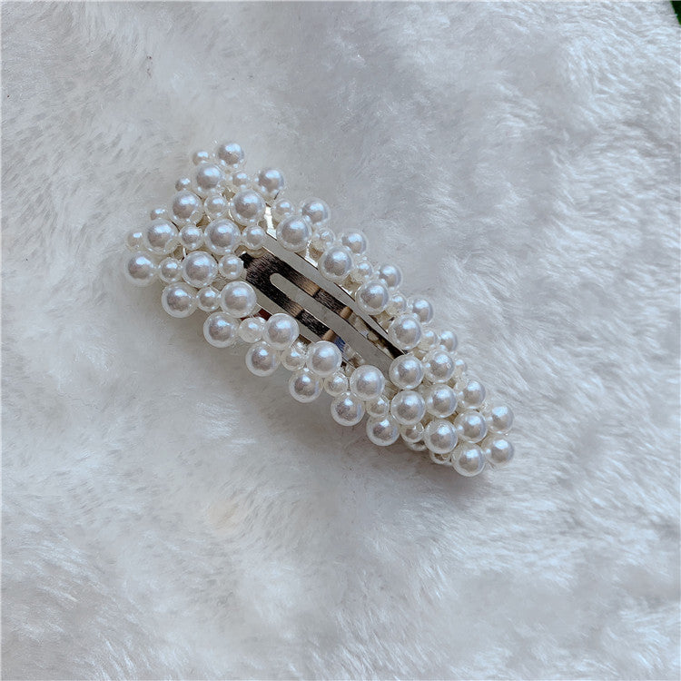 Women's Elegant Sweet Solid Color Plastic Hair Clip