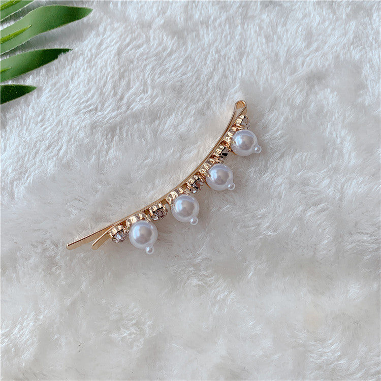 Women's Elegant Sweet Solid Color Plastic Hair Clip