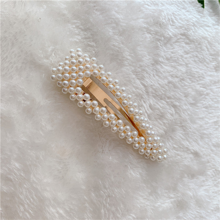 Women's Elegant Sweet Solid Color Plastic Hair Clip