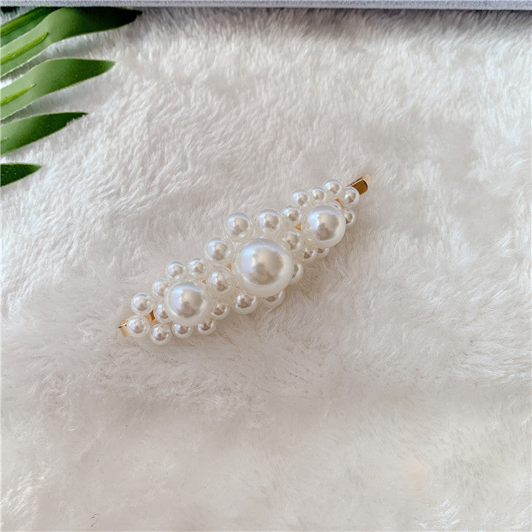 Women's Elegant Sweet Solid Color Plastic Hair Clip