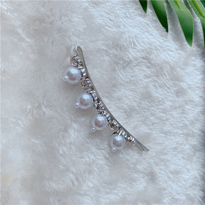 Women's Elegant Sweet Solid Color Plastic Hair Clip