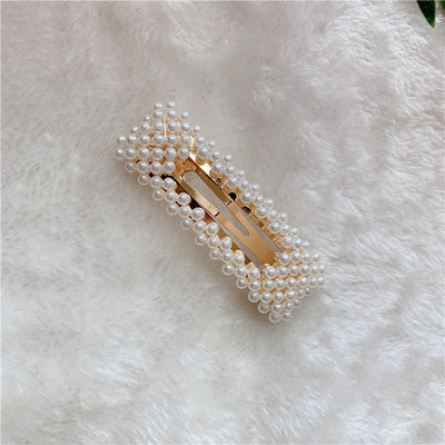 Women's Elegant Sweet Solid Color Plastic Hair Clip